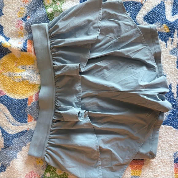 POPFLEX On the Run Ruffle Short Size Medium Blue Storm - Picture 4 of 5